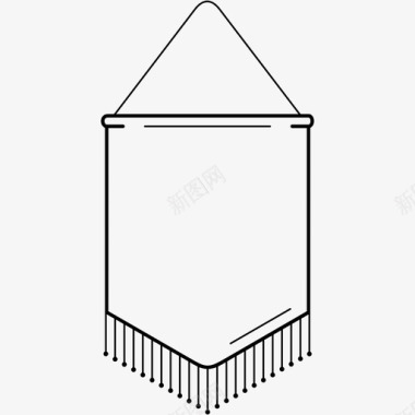 横幅标志旗帜横幅奖品图标