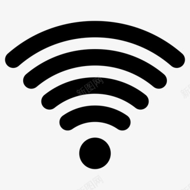 无线网信号wifi信号宽带网络internet连接图标