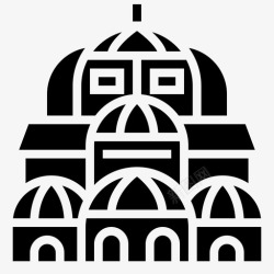 保加利亚大教堂亚历山大涅夫斯基大教堂保加利亚基督教高清图片