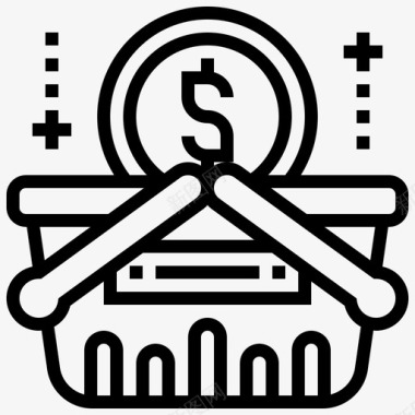 八卦五行购物篮购物车结帐图标