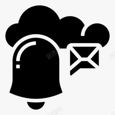 未读警报消息收件箱通知图标