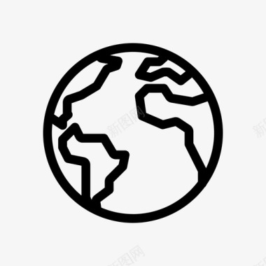 世界地球星球图标
