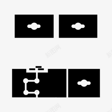 厨房设备橱柜抽屉图标