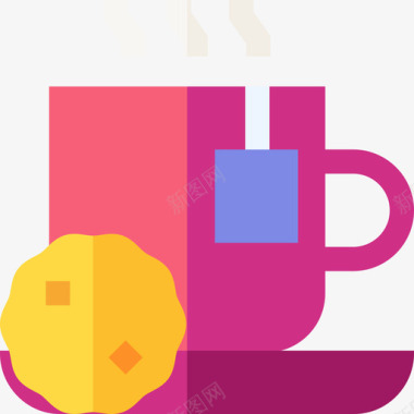 篮球icon喝茶在家休闲活动7个平淡图标