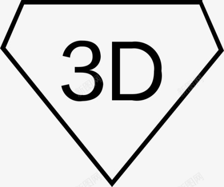 山3D3D图标