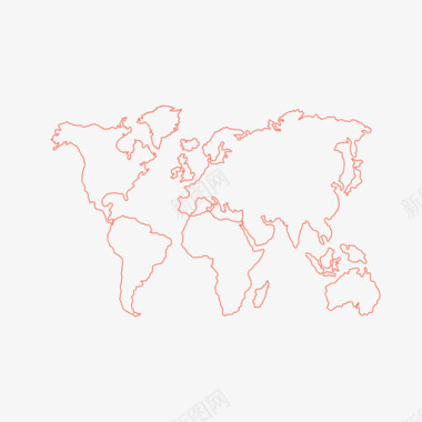 世界地图国家全球图标