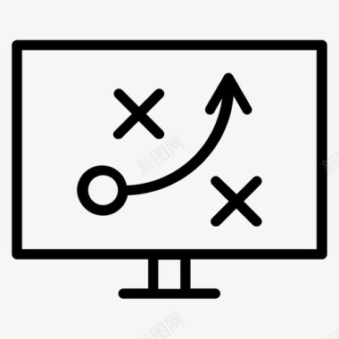 数字策略游戏计划用户体验图标