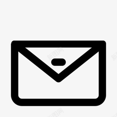 信封的消息电子邮件信封收件箱图标
