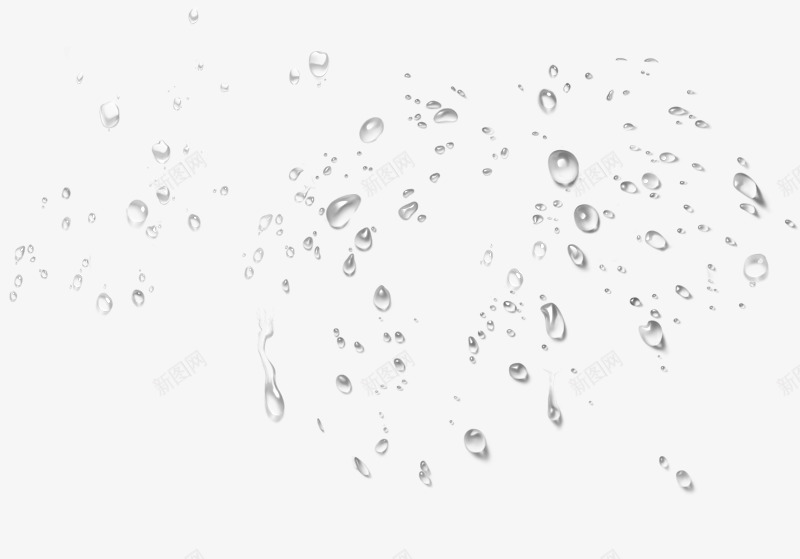 雨滴水滴水珠海报png免抠素材_88icon https://88icon.com 免扣 悬浮 水滴 水珠 浮物 漂浮 线条 透明 雨滴