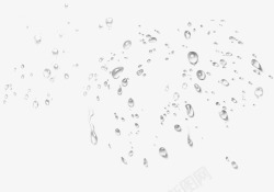 雨滴水滴水珠海报素材