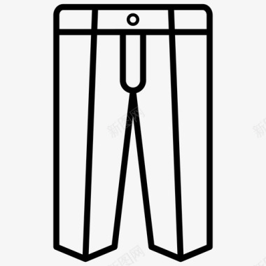 正装长裤牛仔裤男式长裤图标