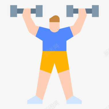 哑铃家庭训练1平举图标