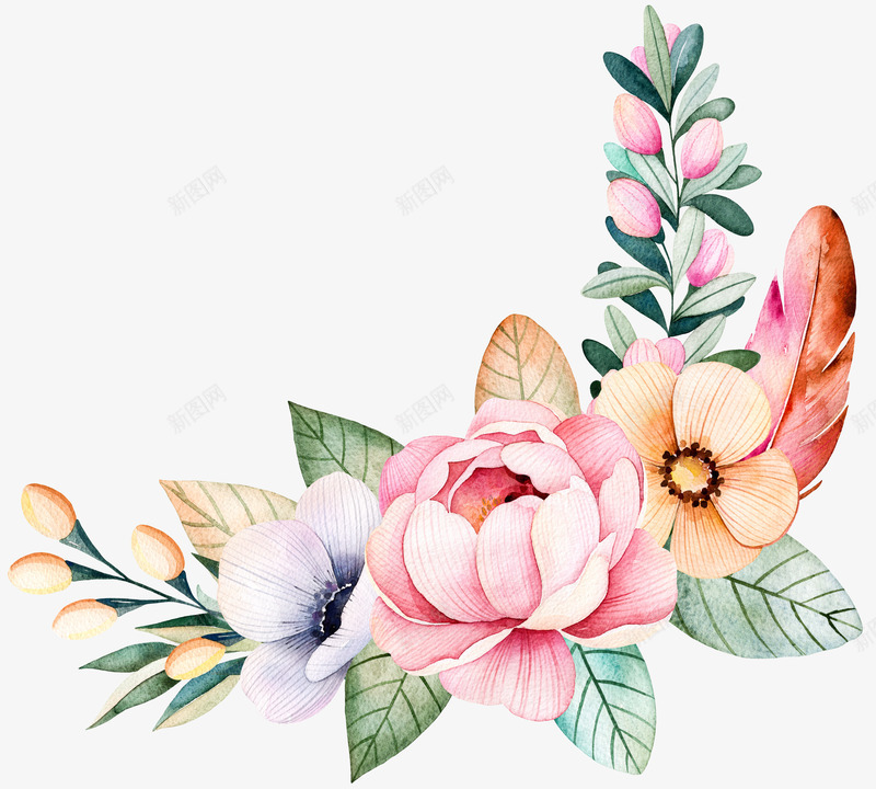 手绘水彩高清花朵失量花艺花造型摆拍配色插花png免抠素材_88icon https://88icon.com 手绘 水彩 高清 花朵 失量 花艺 造型 摆拍 配色 插花