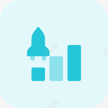 火箭PNG火箭创业和新业务14tritone图标