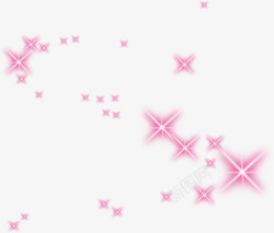 七夕风格闪烁的粉色星光装饰壁纸装饰壁纸素材