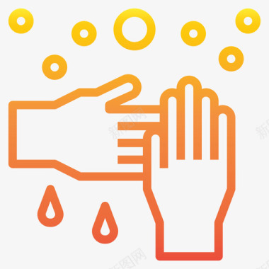 洗涤符号洗涤洗手液1梯度图标