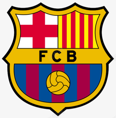 巴塞罗那足球俱乐部徽标系列品牌高清LOGO图标