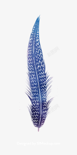水彩渐变羽毛图形超高清feather46涂设计素材