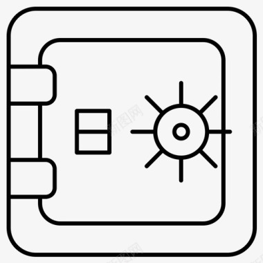 储物柜储物柜保险柜保险库图标