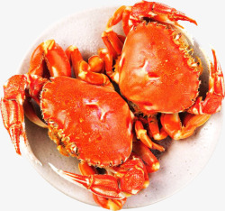 美食清蒸螃蟹螃蟹免扣厨房类水果食材素材