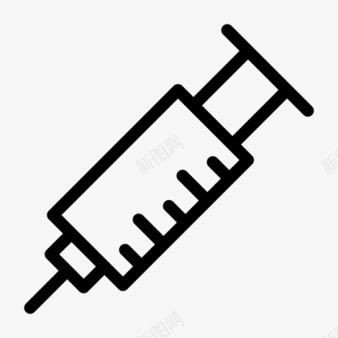 不限量注射剂量针头图标