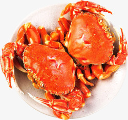 美食清蒸螃蟹螃蟹免扣食物特色美食风味美食小吃烧烤素材