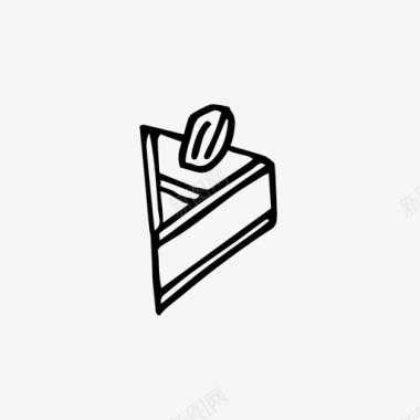 小四蛋糕食物图标