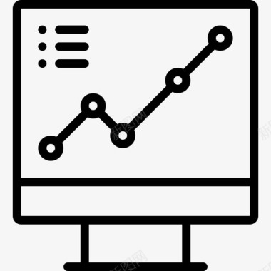 三月数据分析数据分析线图表财务图标
