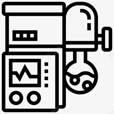 装置化学泵送实验室装置图标