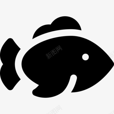 矢量鱼鱼海洋生物64装满图标