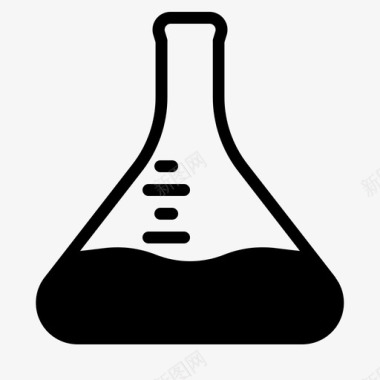 手化学器皿采购产品锥形瓶锥形瓶化学图标