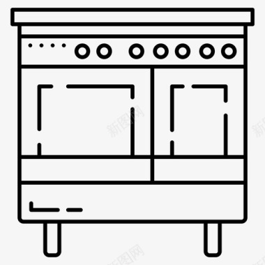 家用电器素材洗碗机家用电器厨房用具图标