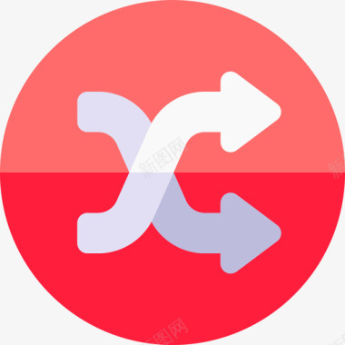 应用SPlayerX图标Shuffle音乐和视频应用程序5平坦图标