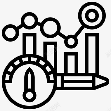 日本文化ppt绩效考核指标图标