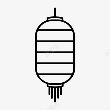 新年烟花装饰图标灯笼中国灯笼中国新年图标
