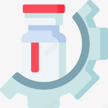 水痘疫苗疫苗疫苗开发5扁平图标