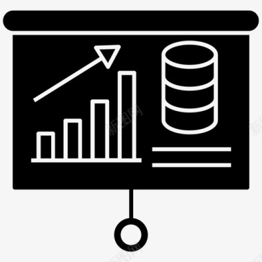 数据展示商业分析商业信息图表图标