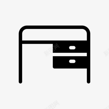 家具书桌桌面图标