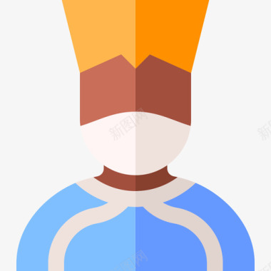 面具男运动带医用面具的阿凡达2扁平图标