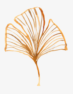 秋季银杏叶子植物装饰AI矢量印刷图案12设计照片参素材