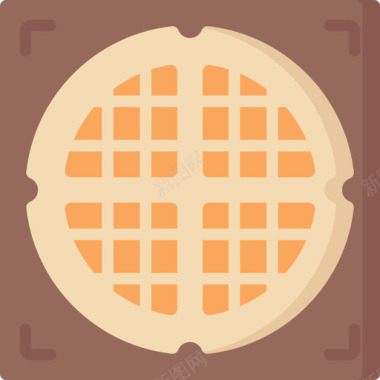 华夫饼华夫饼快餐122平的图标