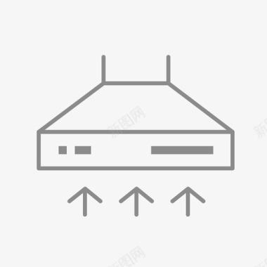 11下拉菜单排油烟新风系统图标