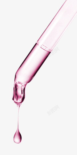 粉红色玫瑰精油滴液素材