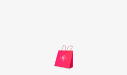 粉色C4D立体3D购物袋SALE包装袋素材
