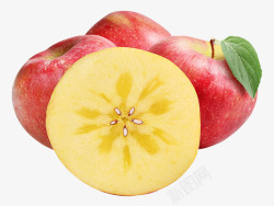 山东红富士苹果苹果水果素材