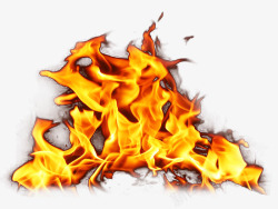 火热火焰抠图平面设计图设计橘色橘黄色火苗燃烧颜色上素材