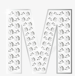 闪耀钻石英文字母符号装饰图案AI矢量23闪耀钻石英素材