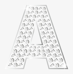 闪耀钻石英文字母符号装饰图案AI矢量11闪耀钻石英素材