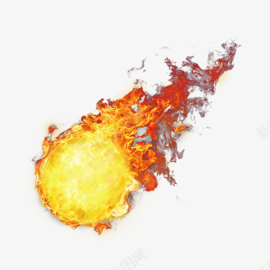 宝马火焰写实质感燃烧的火球火焰火焰特效透明合集下载图标