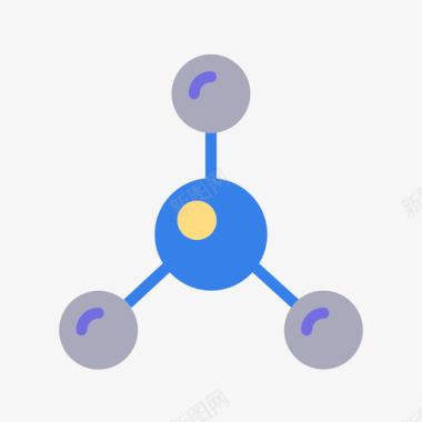 科技简约封面供应链彩色图标